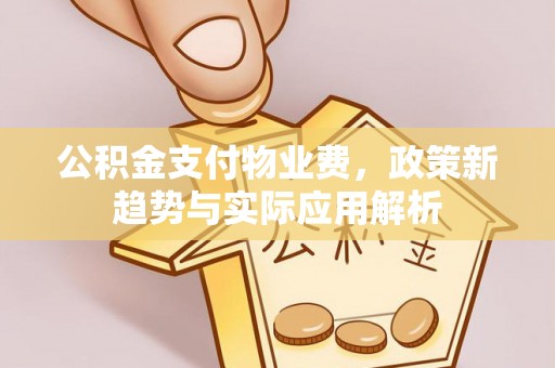 兰考公积金支付物业费，政策新趋势与实际应用解析