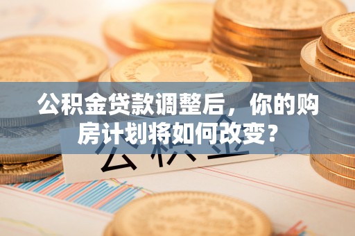 兰考公积金贷款调整后，你的购房计划将如何改变？