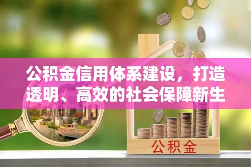 兰考公积金信用体系建设，打造透明、高效的社会保障新生态
