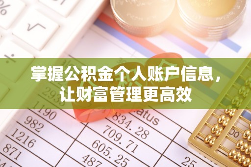 兰考掌握公积金个人账户信息，让财富管理更高效