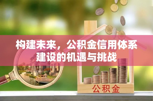 兰考构建未来，公积金信用体系建设的机遇与挑战