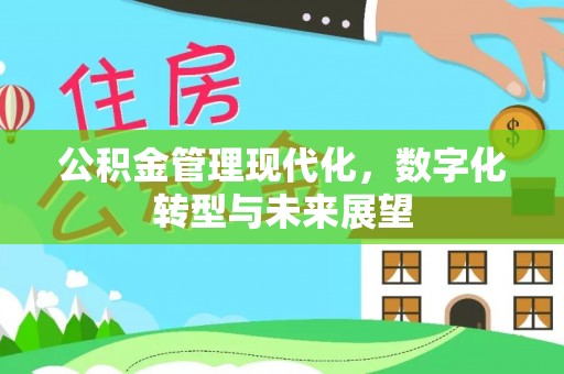 兰考公积金管理现代化，数字化转型与未来展望