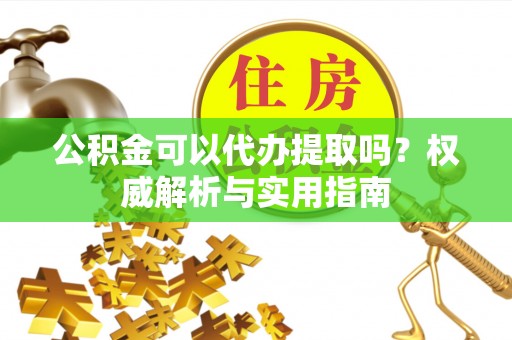 兰考公积金可以代办提取吗？权威解析与实用指南
