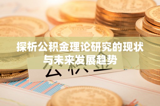 兰考探析公积金理论研究的现状与未来发展趋势